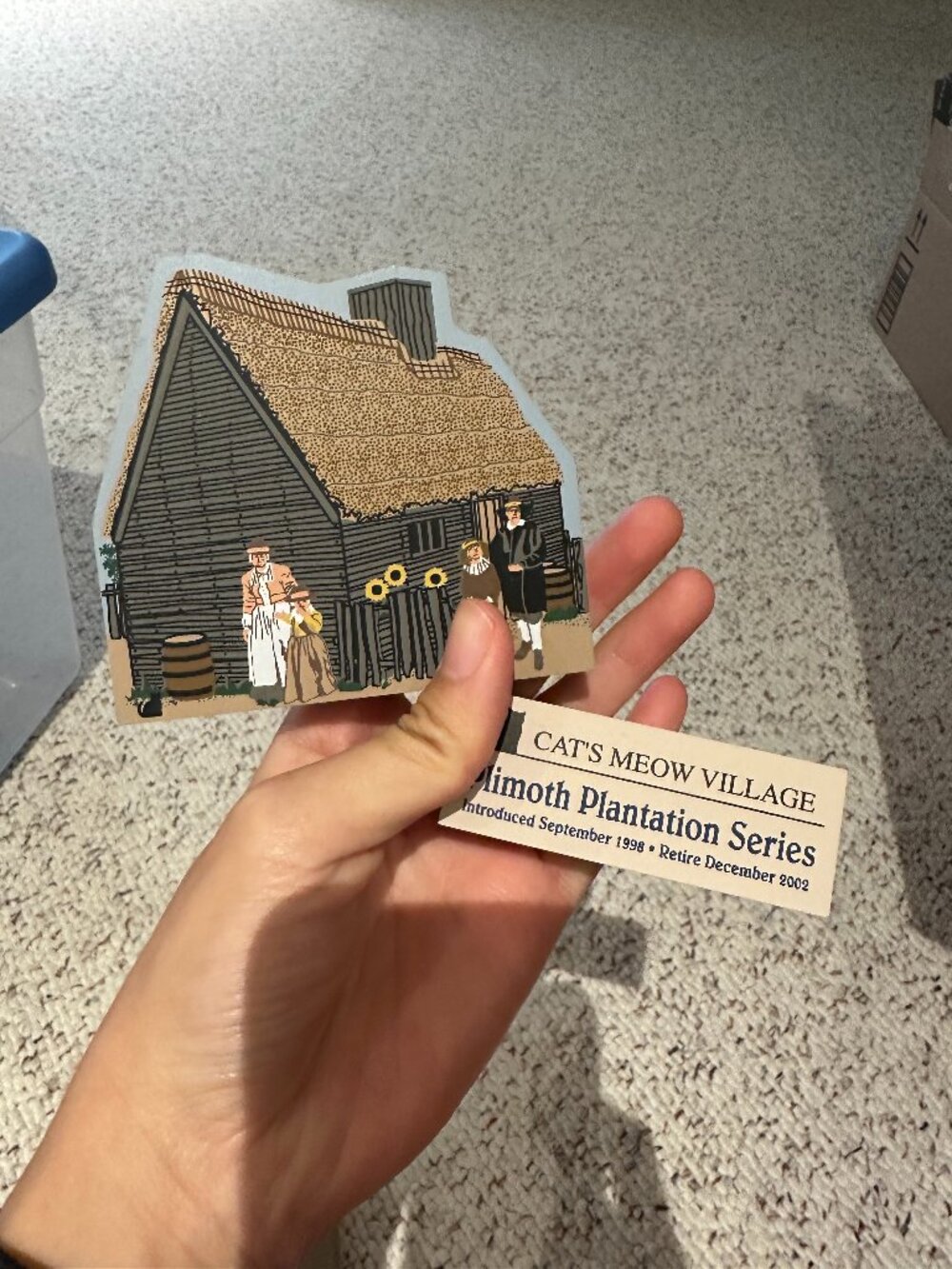 The Cat’s Meow Village Miniature Set of Plimoth Plantation Landmarks